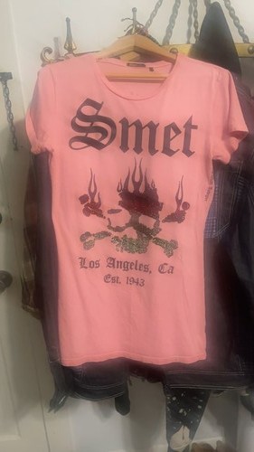 Smet pink rhinestone skull - la-pink,