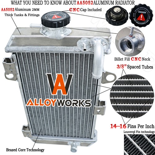 Upgraded aluminium radiateur - aluminium,
