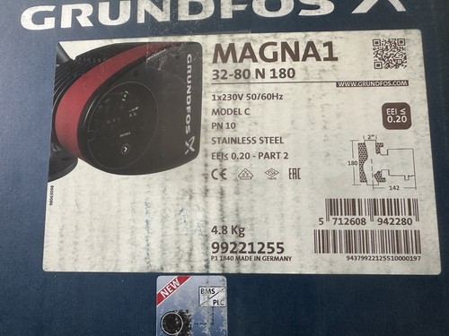 Grundfos magna1 n 180 - 32-80,
