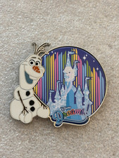 pin's pin 2014 Disney Dreams Castle reine des neiges Olaf Elsa frozen DLP