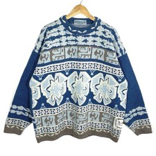 Pull Graphique Laine Mixte