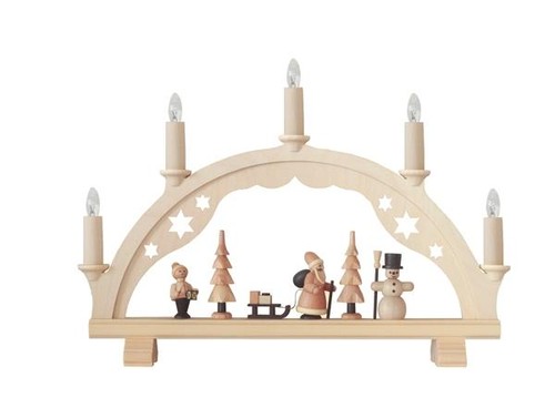 Arc bois noël 27 cm - 27,