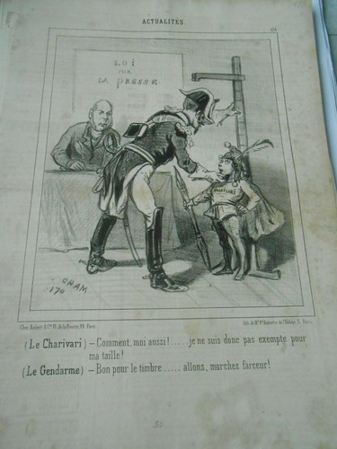 Gravure litho 19ème - litho, la