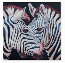 Cadre tableau toile Zèbre