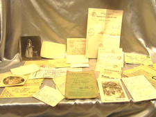 LOT VIEUX PAPIERS PHOTOS MILITAIRE COMMUNIANTE JOURNAL CHERBOURG ECLAIR 1935