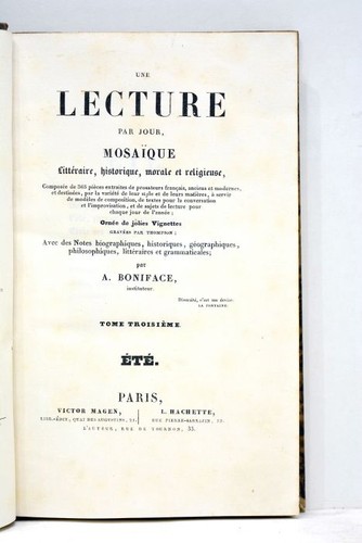 Livre ancien boniface une - livre,