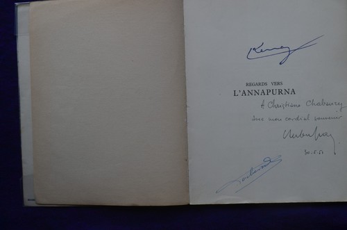 Signé lachenal terray - l., l.
