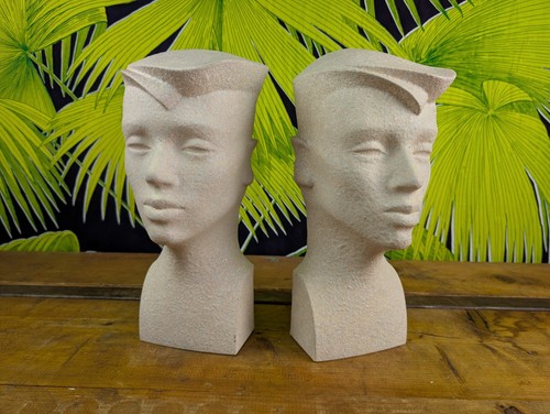 Sculpture vintage tête - sculpture,