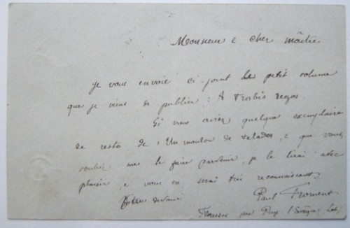 Froment paul 1896 rarissime - 1896.,