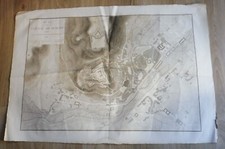 plan du chateau de Burgos carte ancienne 1812