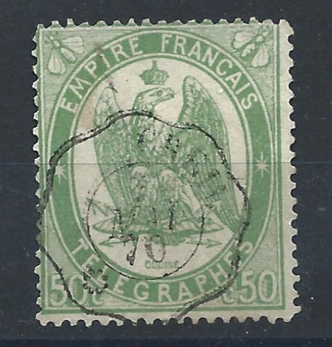 France télégraphes obl - france, n°6