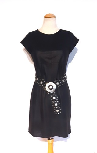 Robe simili cuir camaïeu - robe,