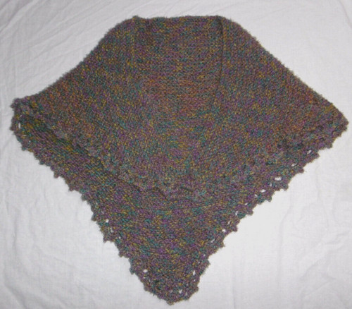 Tres beau chale colore tricote - tres,