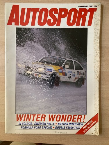 Autosport magazine 1988 - autosport, 11/02/1988