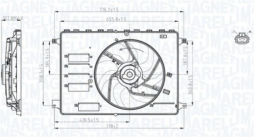 Magneti marelli ventilateur - magneti,