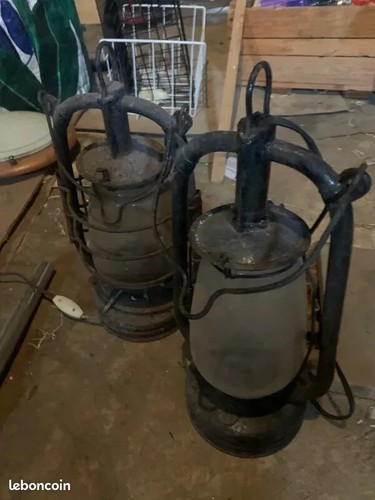 Lampe ancienne bateau marine - lampe,