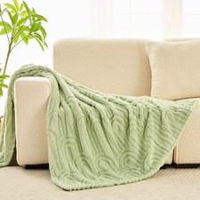 Couverture Plaid Polaire Super Chaude Plaid Fausse Fourrure Haute Qualité Cou...