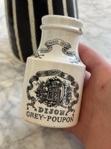 Pot moutarde grey poupon - pot,