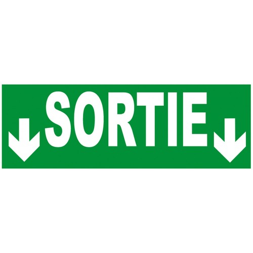 Sortie secours - (29x10cm),