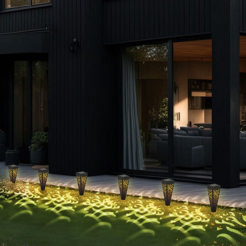 Lampe solaire jardin torche - de,