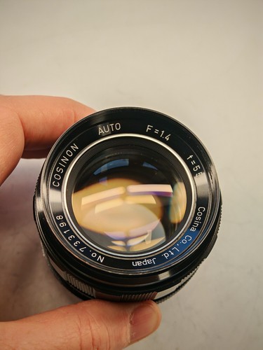 Vintage lens cosina 55mm - vintage,