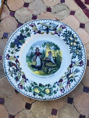 Assiettes anciennes marchande - assiettes, anciennes,