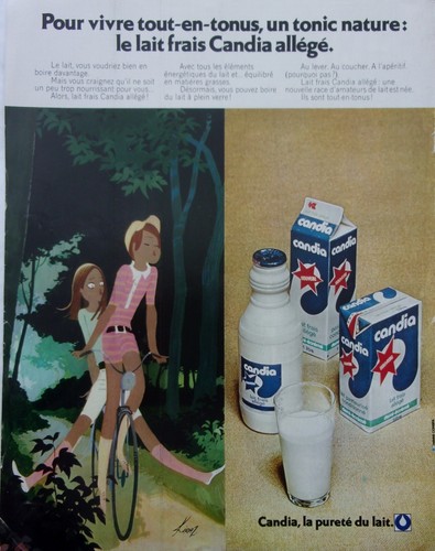 Publicite lait candia - publicite,