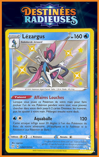 Carte pokémon lézargus - pokémon,