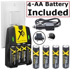 4AA BATTERY & AC/DC CHARGER