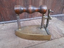 fer a repasser lingot ancien laiton art populaire grenier