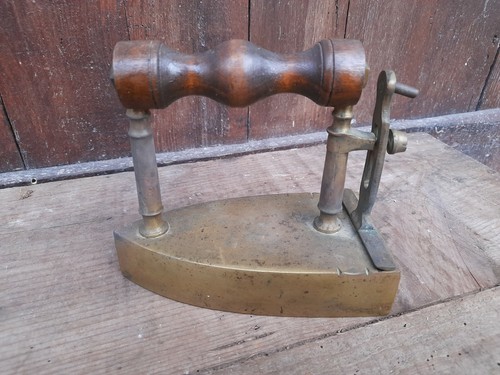 Antique brass bar iron folk - antique,