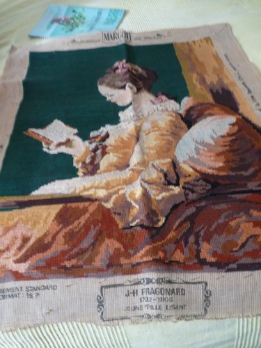 Une tapisserie réalisée - , à