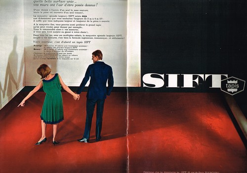 Publicite 1964 sift tapis - ,