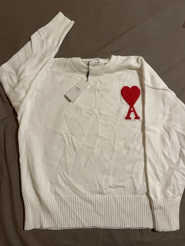 Pull ami paris blanc - paris, taille