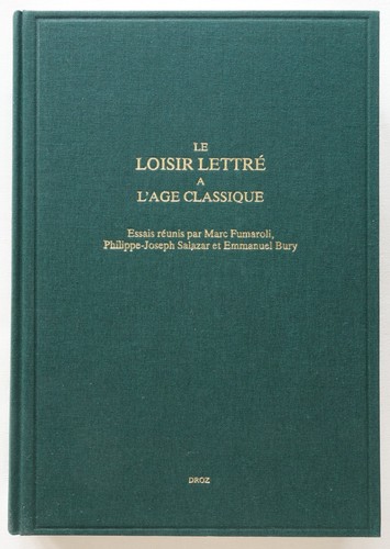 Loisir lettré l - loisir, l’âge