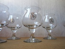 6 verres calice publicitaires Chartreuse en très bon état, quasiment neuf.