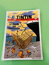 CARTE POSTALE 15X10 TINTIN
