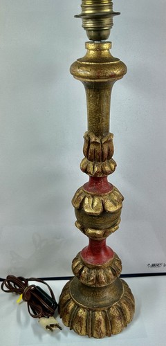 Grand pied lampe bois - pied,