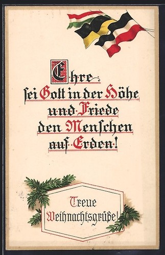 Carte postale gloire dieu - postale,