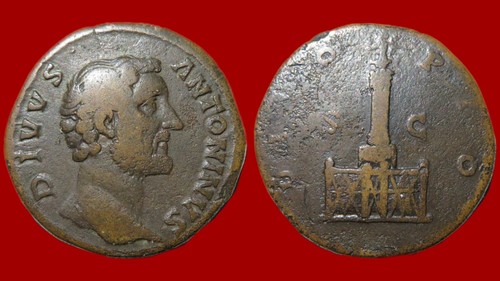 Monnaie romaine antonin - monnaie, :