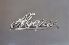 Ancienne belle broche en argent massif prénom MARIE poinçon tête de sanglier.