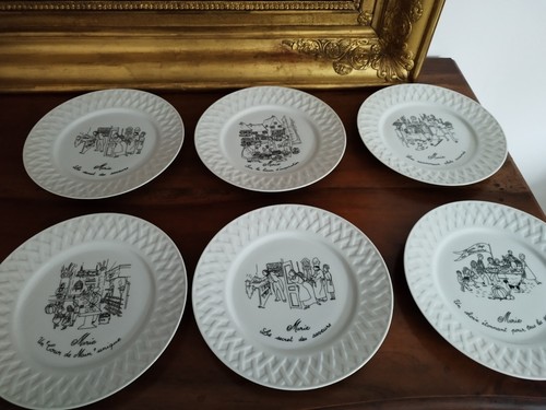 Lot assiette publicitaires - lot,