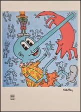 Keith Haring Pinocchio Signé