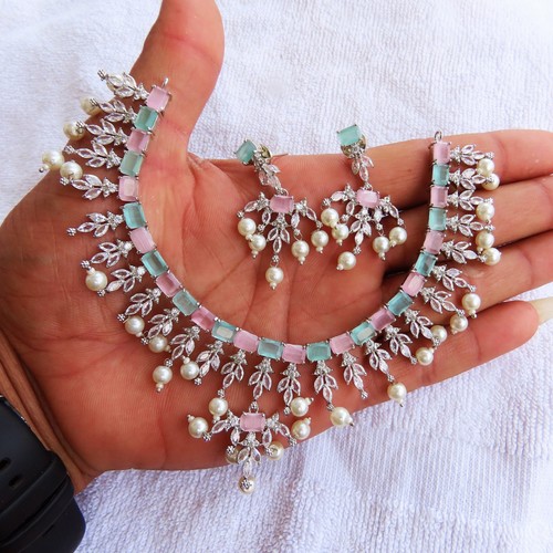 Parure collier boucles - parure,