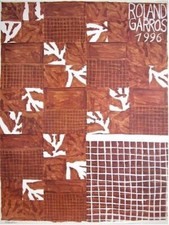 Roland Garros Affiche Officielle 1996 par Jean Michel Meurice