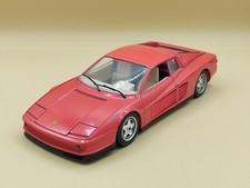 1/18° Ferrari Testarossa Rouge 1984 Burago "Made in Italy" Défauts Issues