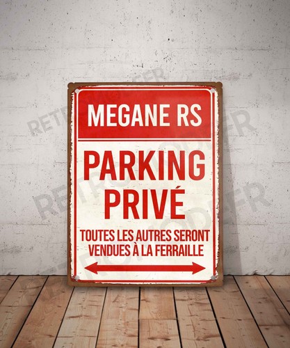 Plaque métal vintage renault - plaque,