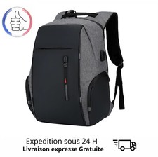 Sac à Dos Ordinateur Portable 17" Laptop Backpack Étanche Sac à Bandoulière Neuf