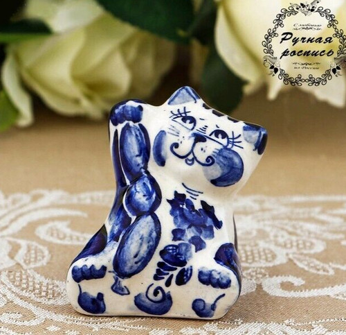 Figurine chat avec des - avec,