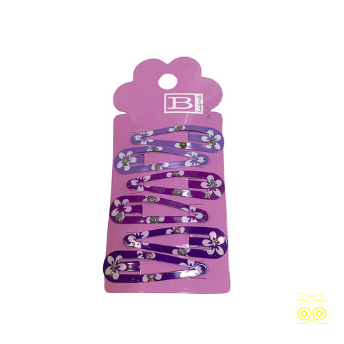 Barrettes metal cheveux - 6,
